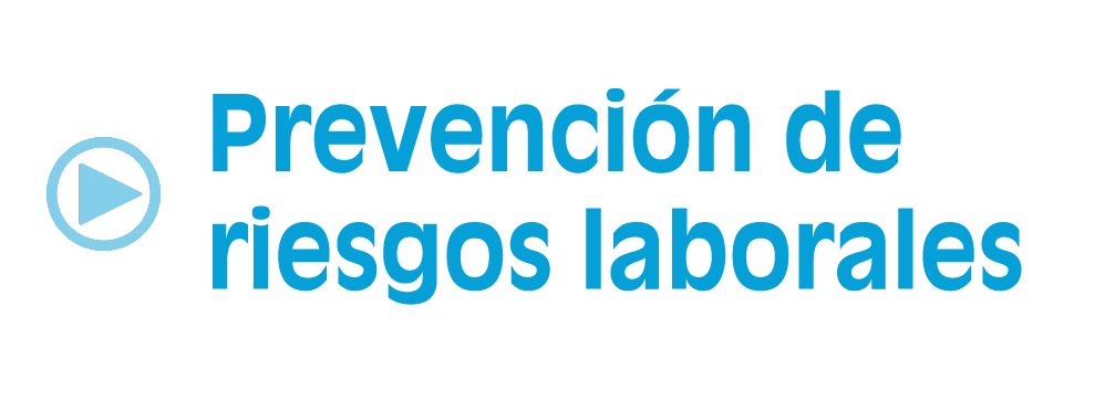 Prevención de riesgos laborales, acceso a vídeo en Lengua de Signos y Audible (Selección 3 de 6)
