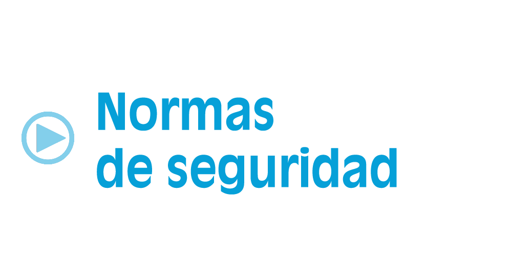 Normas de seguridad, acceso a vídeo en Lengua de Signos y Audible (Selección 1 de 4)
