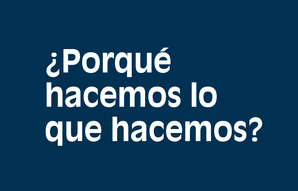 ¿Porqué hacemos lo que hacemos?, vídeo audible