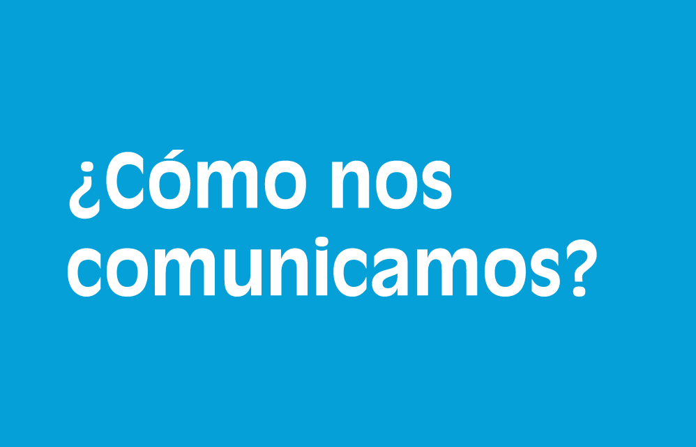 ¿Cómo nos comunicamos?, vídeo en Lengua de Signos y Audible