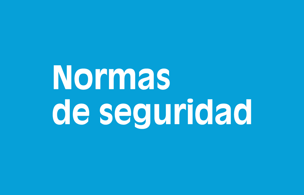 Normas de seguridad, vídeo en Lengua de Signos y Audible
