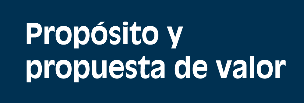 Propósito y propuesta de valor, vídeo en Lengua de Signos y Audible