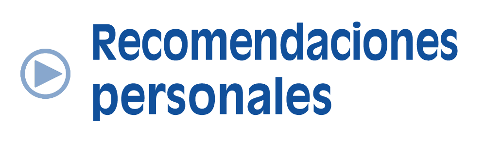 Recomendaciones personales, acceso a vídeo en Lengua de Signos y Audible (Selección 3 de 6)