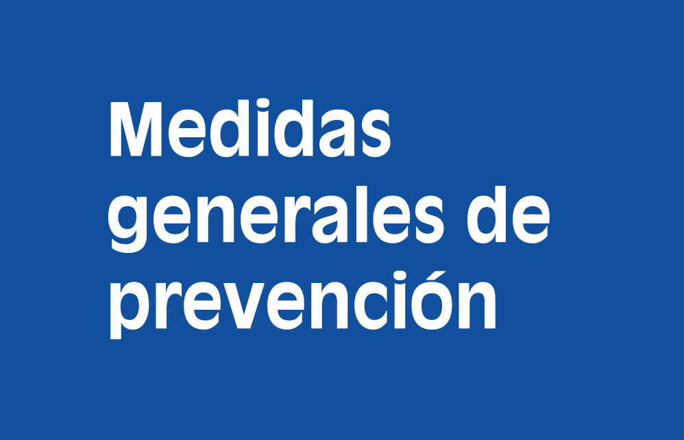 Medidas generales de prevención, vídeo en Lengua de Signos y Audible