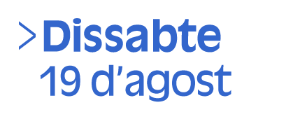 Dissabte, dinou d'agost (Selecció set de onze)  (Accés a Reproductor)