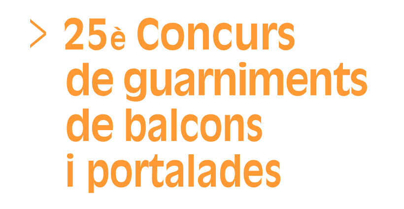 Vint i cinquè Concurs de guarniments de balcons i portalades (Selecció, Ú de quatre) (Accés a Reproductor)
