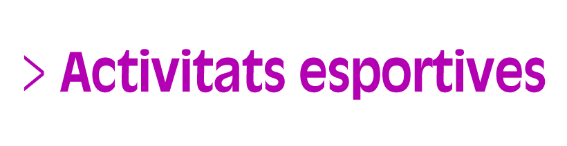 Activitats esportives (Selecció, quatre de set) (Accés a Reproductor)