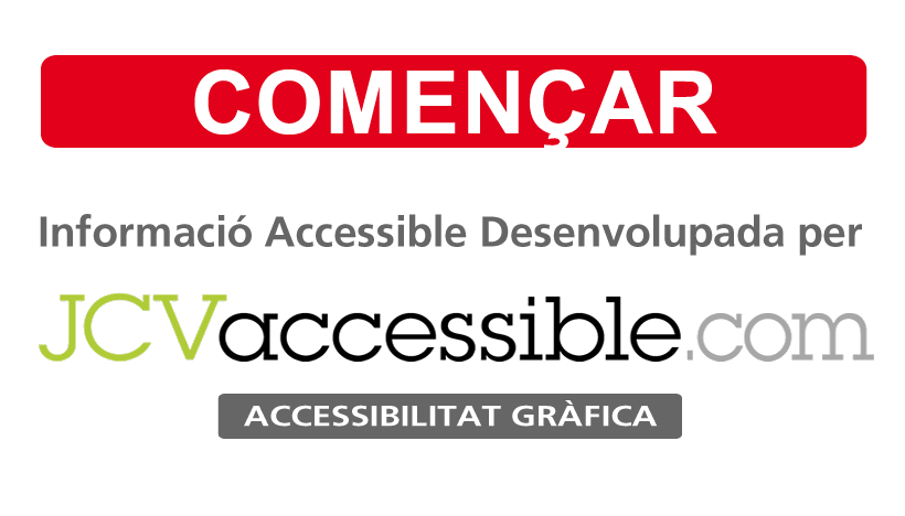 Informació Accessible, Comenssar (Selecció ú de ú) (ENLLÁS)