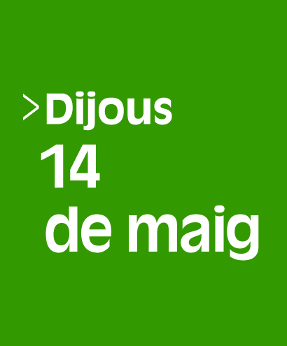Dijous, catorze de maig (Selecció ú de cinc)  